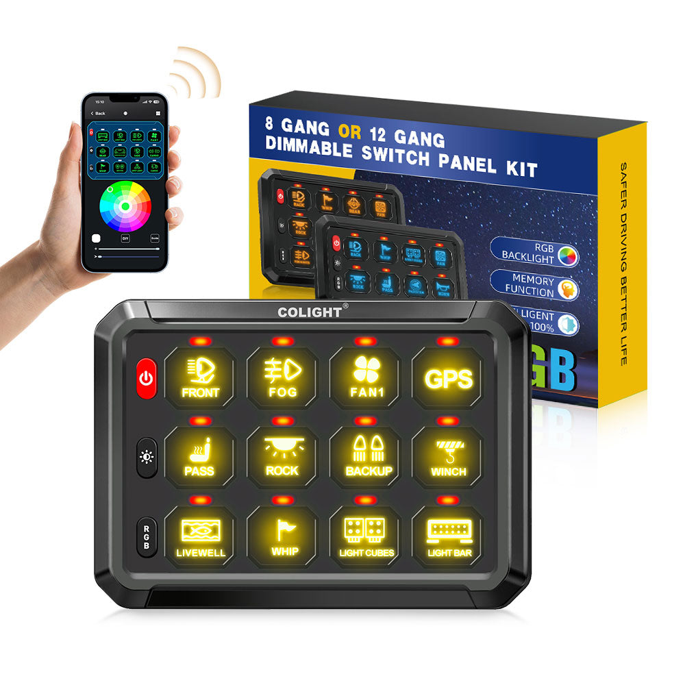 Budget-Friendly Switch Panel: COLIGHT 12-Gang RGB Switch Controller