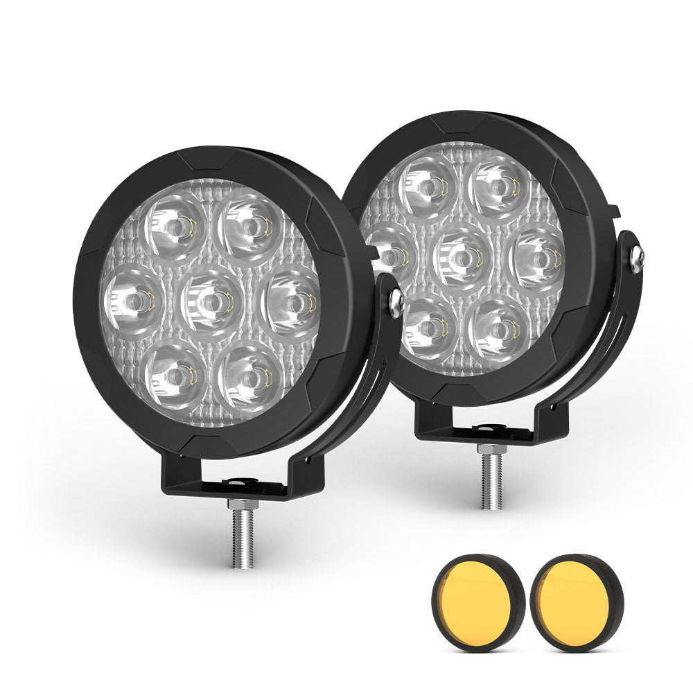 COLIGHT 4inch Rob2 Pro Series White Diffused Camping Lights(Set/2pcs)