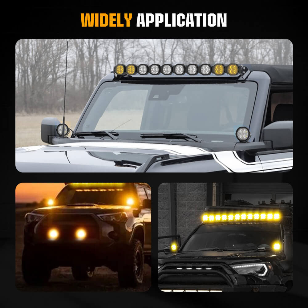 COLIGHT 42inch Mojave Series Linkable Light Bar With Yellow Backlight