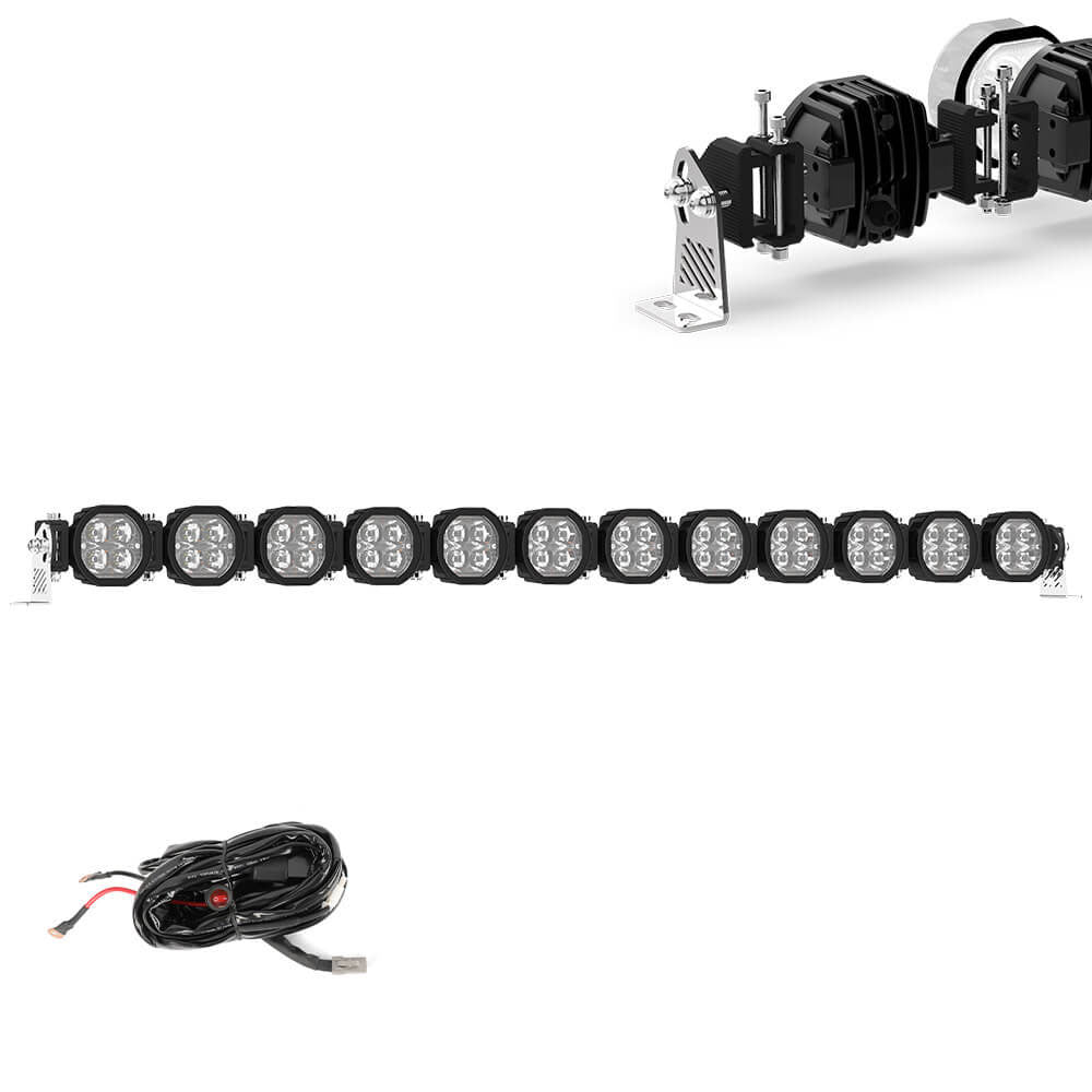 COLIGHT 50inch Mojave Series Linkable Light Bar With Yellow Backlight