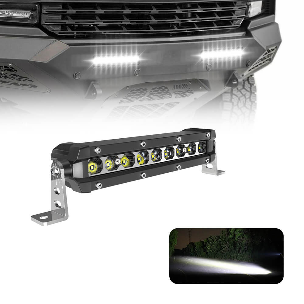 7inch G10 Series 18W Slim Single Row Light Bar