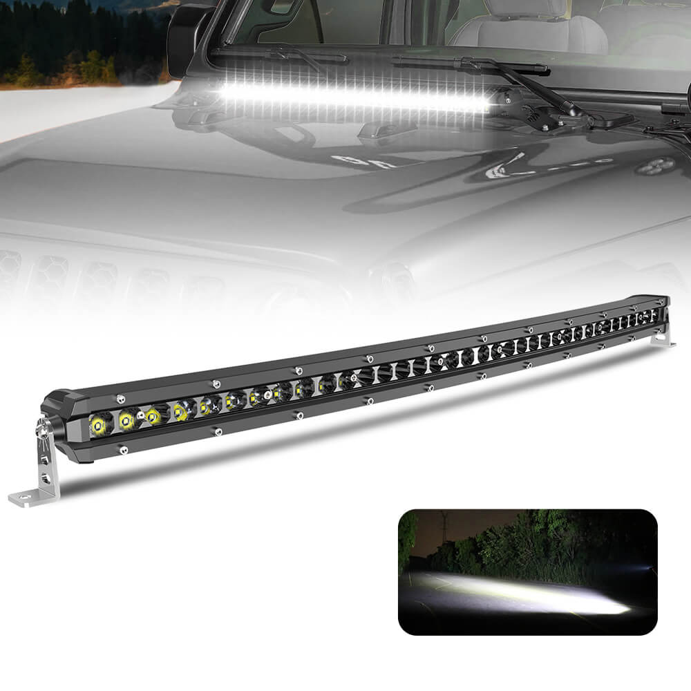 26inch Curved G10 Series 72W Slim Single Row Light Bar