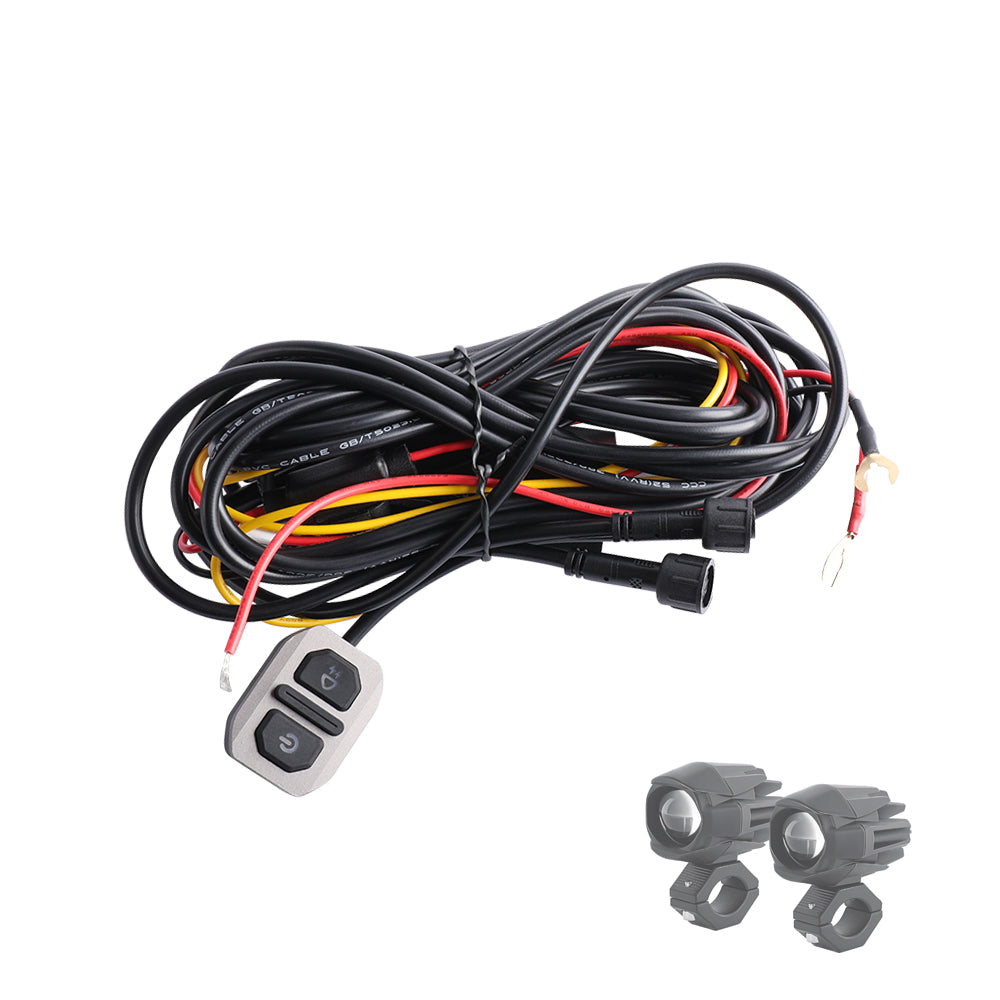 Strobe Wire Harness For 3inch MF Series Motorcycle lights