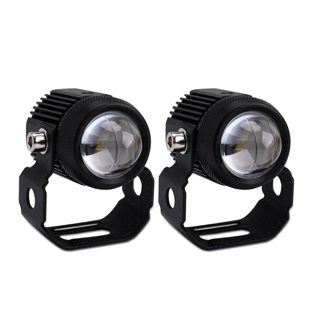 2x Motorcycle LED Auxiliary Lights Fogs Lamps DRL driving Fog Light For  Motor 