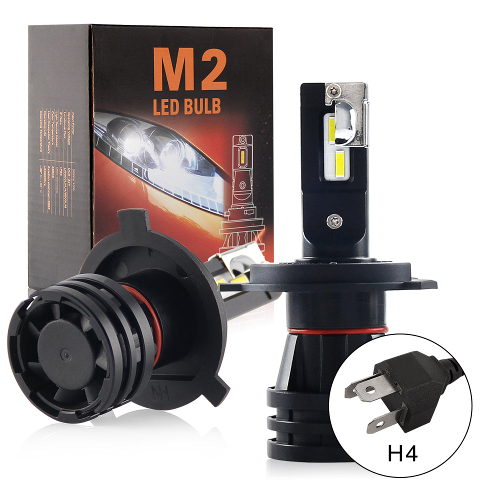 H7 LED Ventilated FF2 BULB Kit - 5000Lms - 6000°K - Mini Size LED car lamp  - France-Xenon